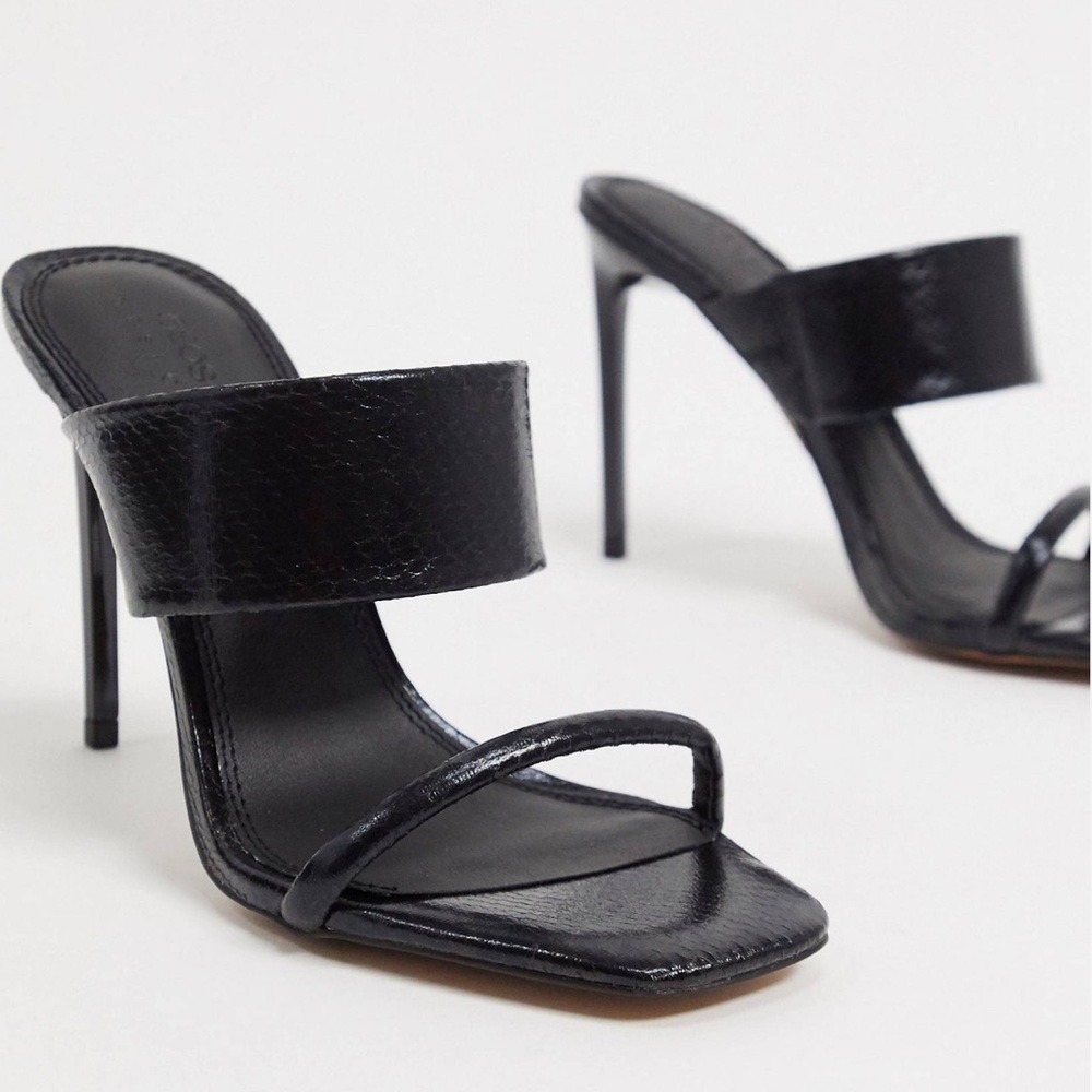 ASOS Design Nara heeled mules